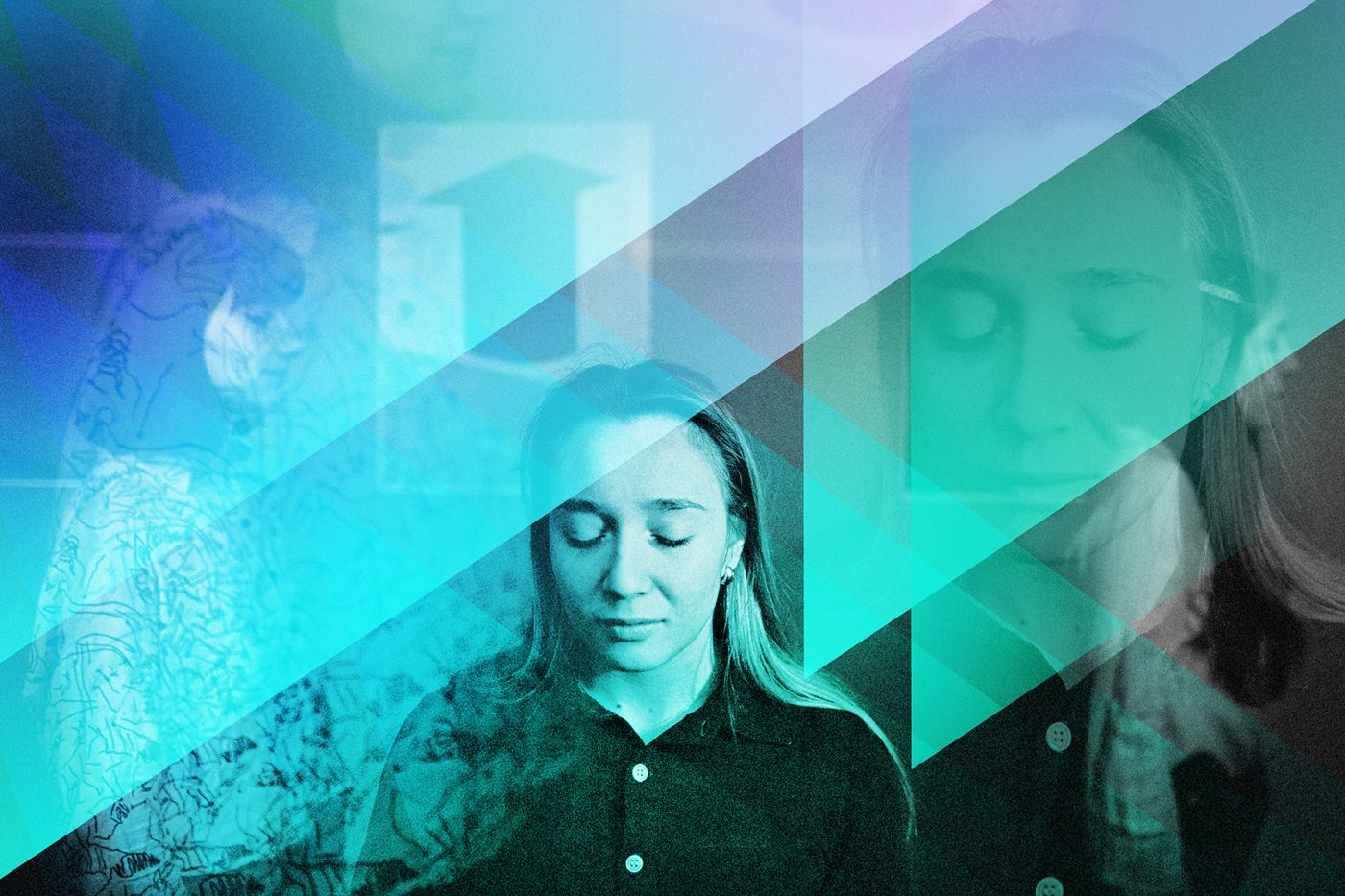 Camille Labourier, Salome de Bonis, Niki Ekhtiari étudiantes à l'Ecole Superieure d'art et design de Saint Etienne